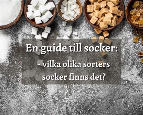 vad är socker