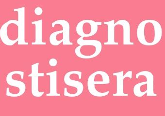 vad betyder diagnostisera