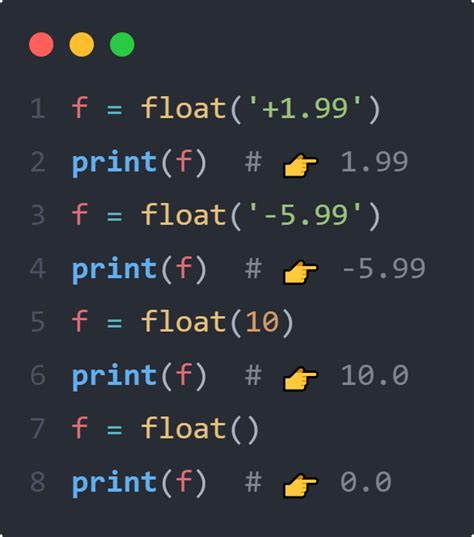vad gör float i python