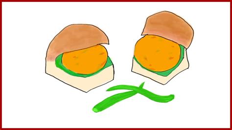 Vada Pav Drawing