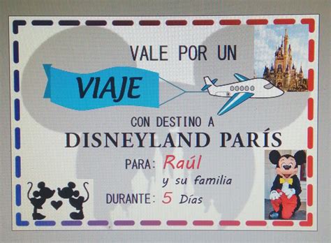 ¡Vale por un viaje mágico a Disneyland Paris!