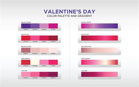 valentines colors