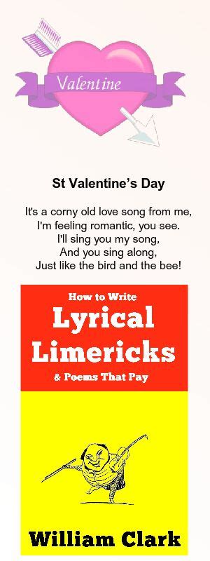 Valentines Day Limerick Poems Limerick Poems And Poets Fill In The Blank Limericks - Fill In The Blank Limericks