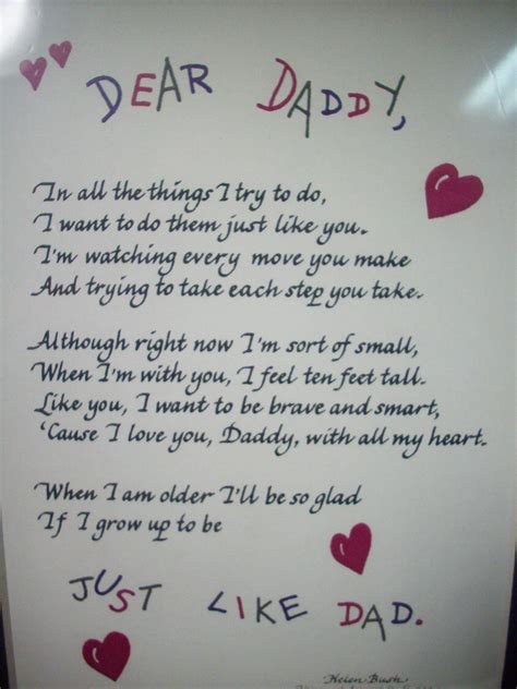 Valentines Day Poems For Dads