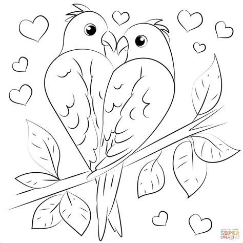 Full Download Valentines Day Coloring Book For Kids Theme Of Love Hearts Birds Flowers And Butterflies Valentines Day Gifts 