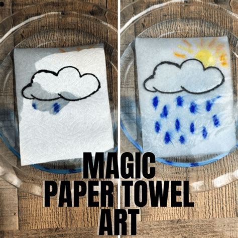 Valentineu0027s Day Magic Paper Towel Experiment Paper Towel Science Experiment - Paper Towel Science Experiment