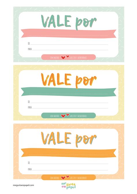 Vales Para Imprimir