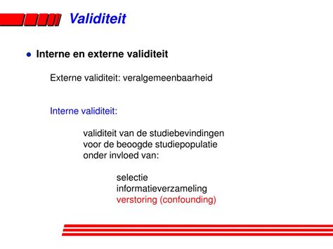 validiteit statistiek