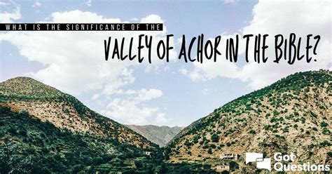 Valley Of Achor