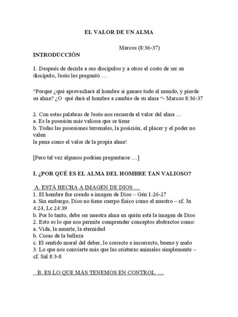Valor De Alma