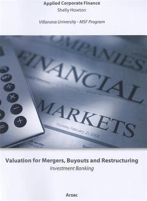 Read Valuation Mergers Buyouts And Restructuring 
