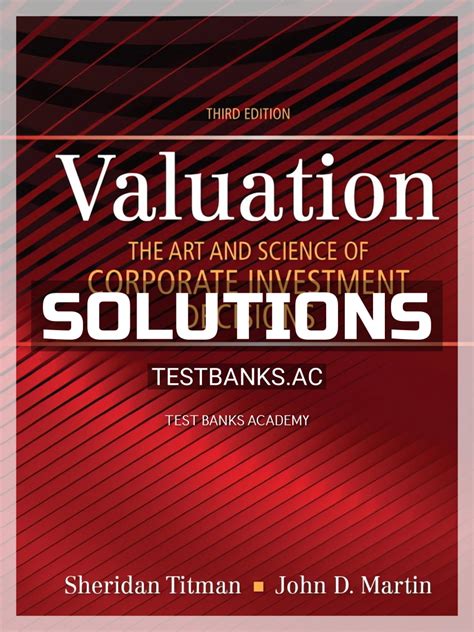 Read Valuation Titman Solutions 