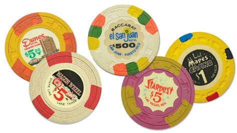 value of old casino chips