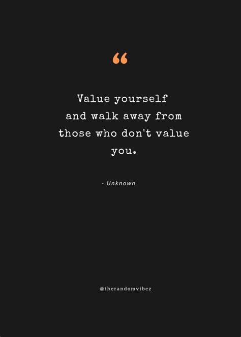 Value Yourself Quotes