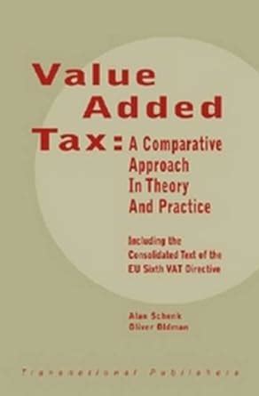 Download Value Added Tax A Comparative Approach In Theory And Practice 