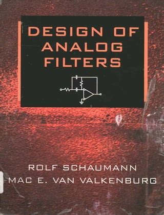 Read Van Valkenburg Analog Filter Solution Manual 