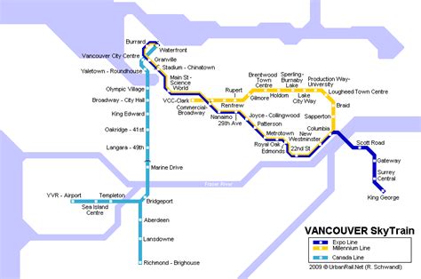 Vancouver Metro Map
