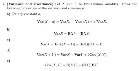 Var Ax Y
