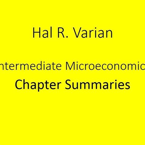 Download Varian Intermediate Microeconomics Review Questions Answers 