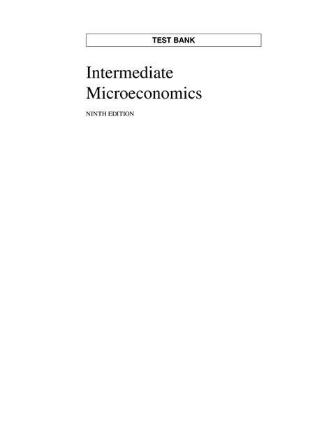 Download Varian Intermediate Microeconomics Review Questions Answers 