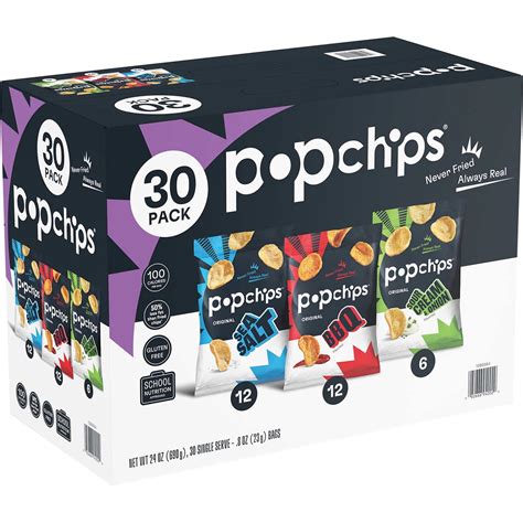 variety pack popchips potato chips