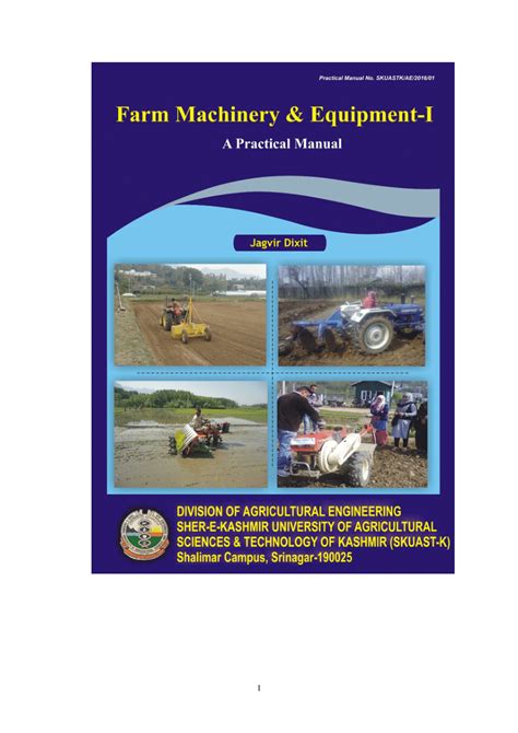 Full Download Various Farm Equipment And Instructional Manual 