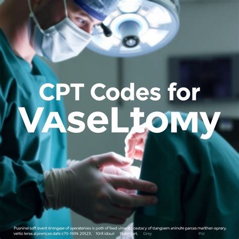 Vasectomy Cpt Code