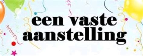 vaste aanstelling