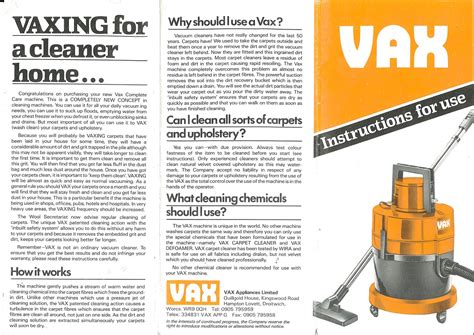 Full Download Vax 121 Instruction Manual 