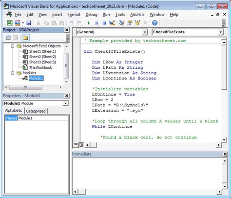 vba excel 2013