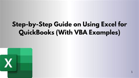 vba excel guide