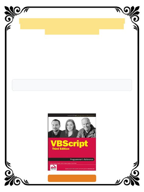Vbscript Complete Reference