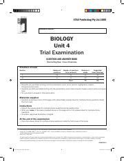 Read Vce Biology Unit 4 Trial Papers File Type Pdf 