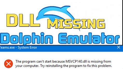 vcruntime140dll missing dolphin emulator