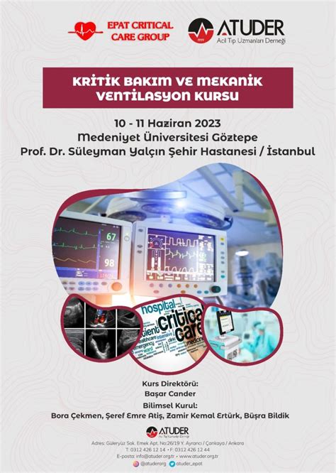 ve İnvaziv Mekanik Ventilasyon ATUDER. 