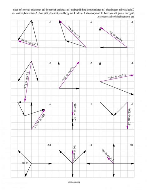 Vector Algebra Worksheets 8211 Theworksheets Com 8211 Basic Vectors Worksheet - Basic Vectors Worksheet