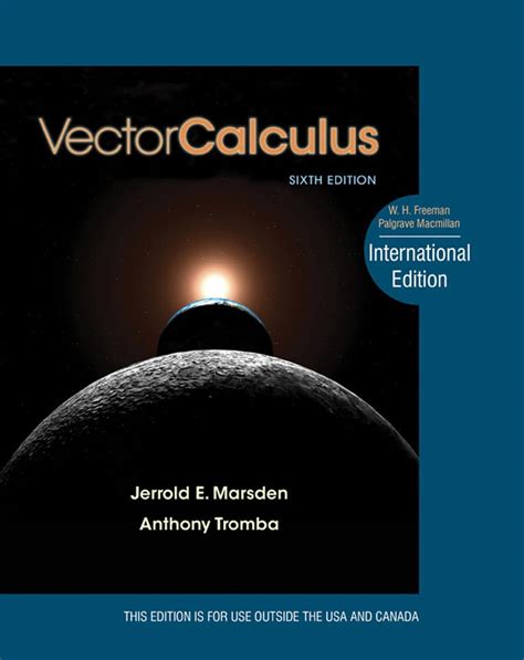 Read Vector Calculus 6Th Edition 