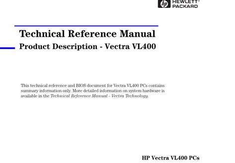 Read Vectra Manual User Guide 