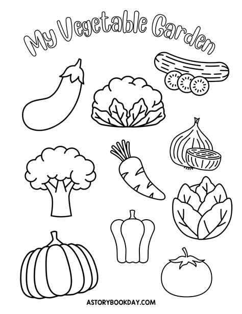 Vegetable Garden Coloring Page Greatestcoloringbook Com Garden Tools Coloring Pages - Garden Tools Coloring Pages