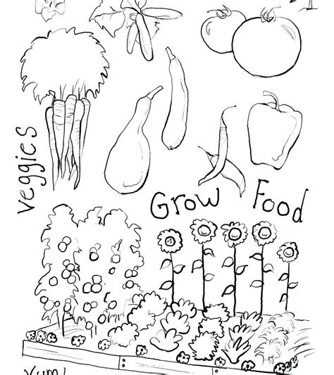 Vegetable Garden Coloring Pages Free Amp Printable Garden Coloring Pages For Adults - Garden Coloring Pages For Adults