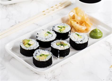 vegetarisk sushi fyllning
