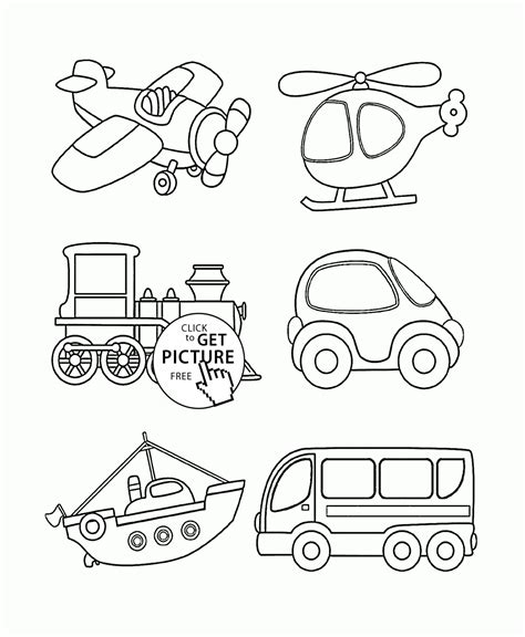 Vehicles Coloring Pages Amp Printables Education Com Vehicles Worksheet For Preschool - Vehicles Worksheet For Preschool