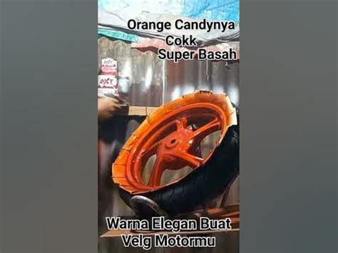 velg warna orange candy