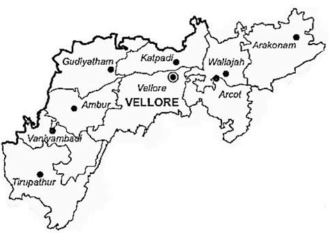 vellore district root map