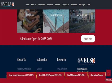 Vels Student Result
