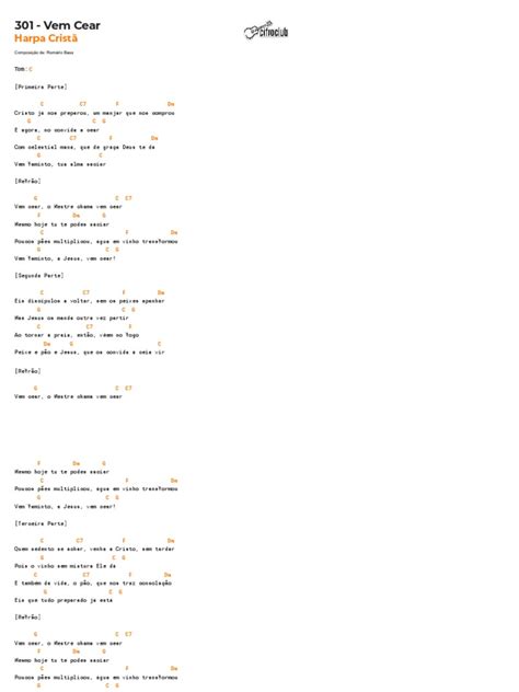 Vem Cear Letra