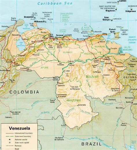 venezuela dünya haritası