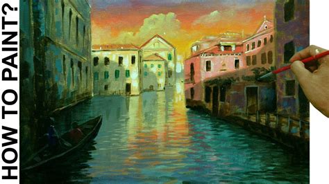 venice in acrylics