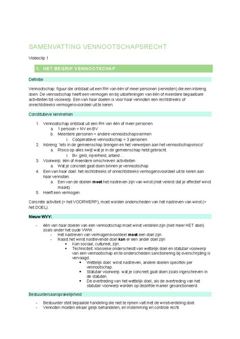 vennootschap definitie