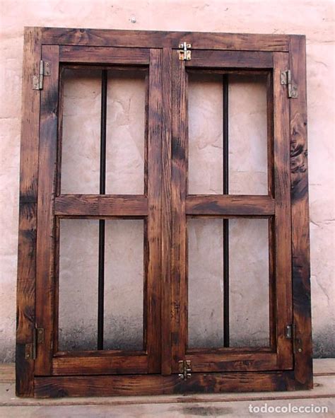 ventanas de madera rustica
